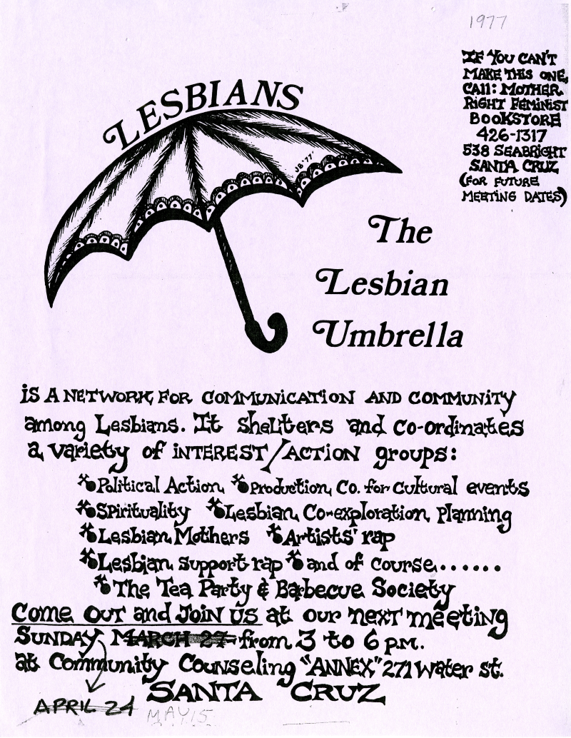 The Lesbian Umbrella Flier