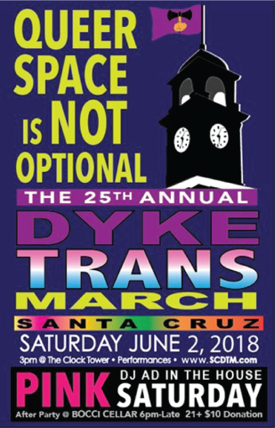 Dyke Trans March Poster, 2018.
